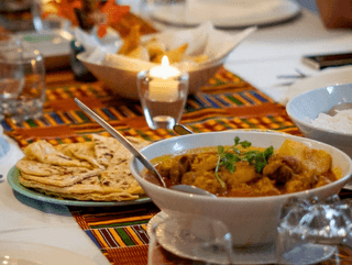 Enjoy a traditional Cape Malay lunch